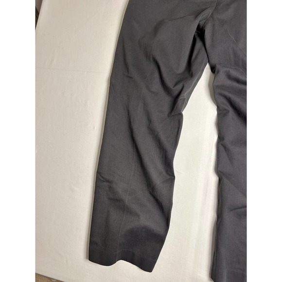 Eddie Bauer Grey Chinos Khakis Mens 36x30 100% Cotton - Picture 10 of 13